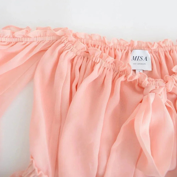 Revolve Misa Los Angeles Coral Dress Large Retails $440 - Picture 13 of 13